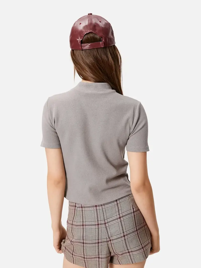 White Basic Tee - Image 4