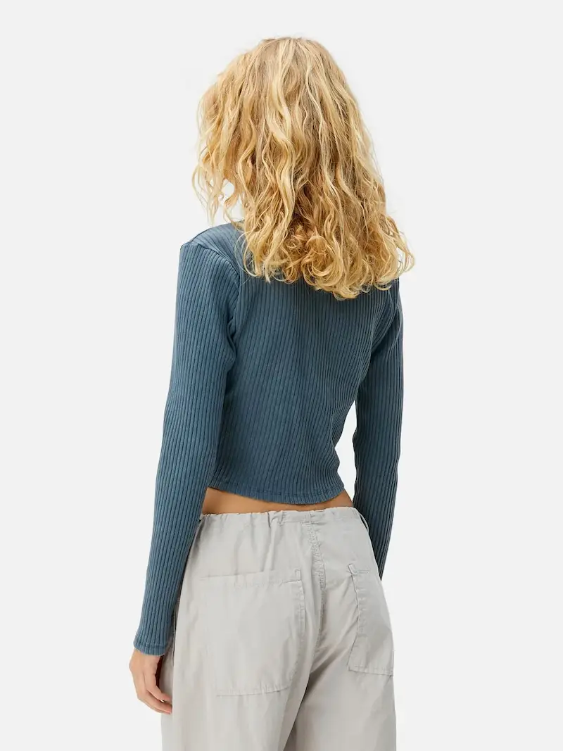 Yellow Ruffle Blouse - Image 2