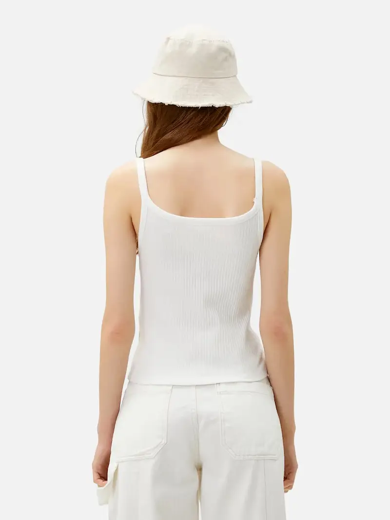 Black Ruffle Crop Top - Image 5