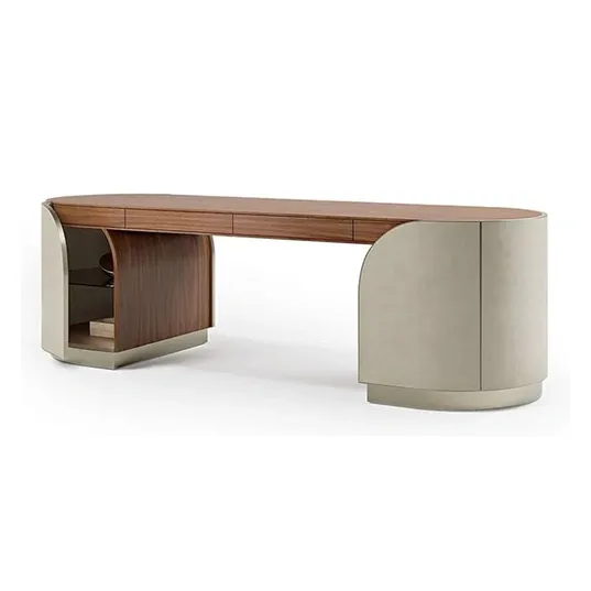 MetroLine Work Desk – Dual Drawer