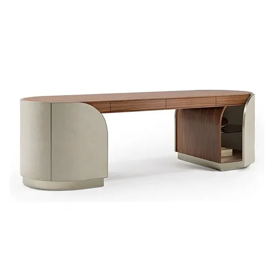 MetroLine Work Desk – Dual Drawer