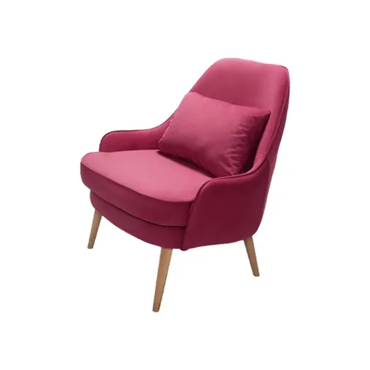 CuddleArm Velvet Accent Chair