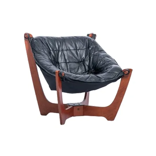 CurveFlex Teak Lounge Chair