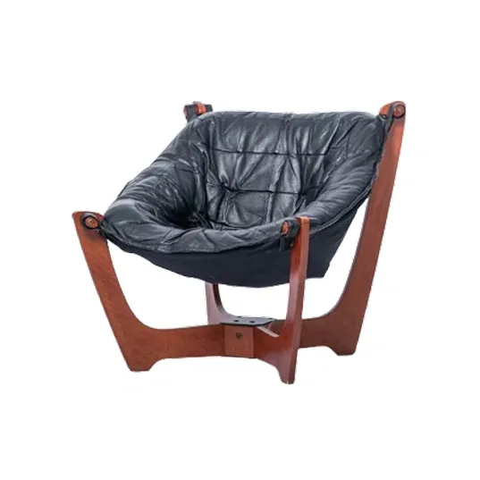 CurveFlex Teak Lounge Chair